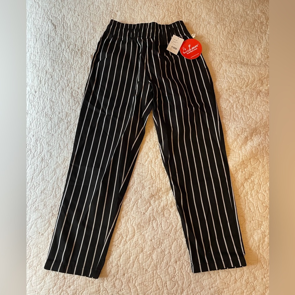BNWT striped Cookman chef pants